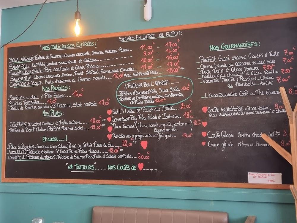 Au p'tit plaisir - Menu Image 1